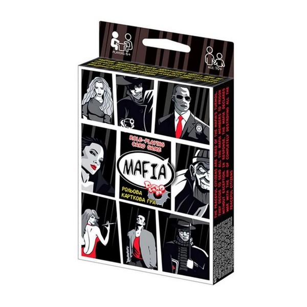 Настільна розважальна гра "Мафія" укр/англ (32) DTG52EN (шт.)