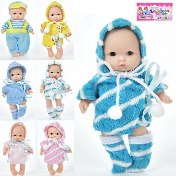 Пупс YD372-3-4-5-7-9-80 (120шт) 12см, 7 видів, у пакеті, 10-18-4см (шт.)