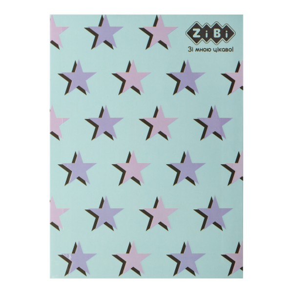 Блокнот PATTERN, А-5, 64 арк., кліт., ітгр. обкл., мат. лам.+Уфлак,KIDS Line,синій ZB.12767-02(1/10) (шт.)