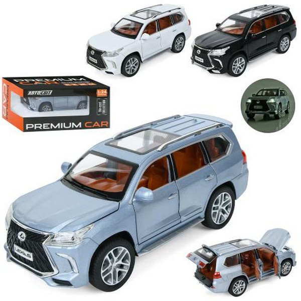 Джип AP-2031 (12шт) АвтоСвіт,1:24,метал, інерц,20см,звук,світло,відчиняються двері/капот/багажник,гу (шт.)