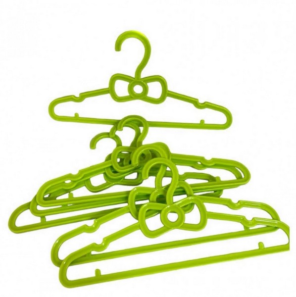 Вішалка №JC-275 для одягу пл. дитяча (27,5*13,5)см 10шт в наборі 4кол (600) (шт.)