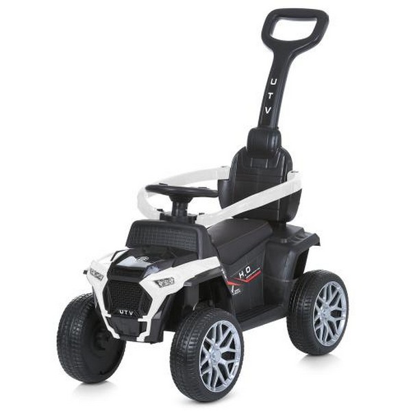 Каталка-толокар M 4802EL-1 (1шт) 2в1 (батьківська ручка), муз, світло, EVA, USB, на бат-ці, білий (шт.)