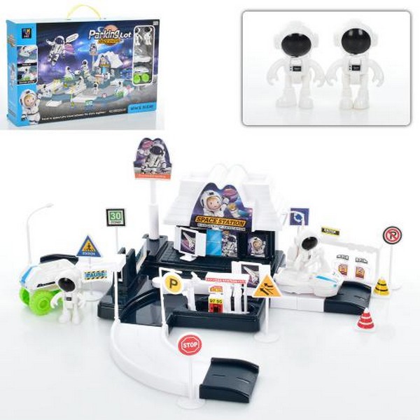 Трек BBQ550-62 (12шт) космодром, машинка7см, 2шт, фігурка6см, 2шт, в кор-ці, 49-30-8см (шт.)