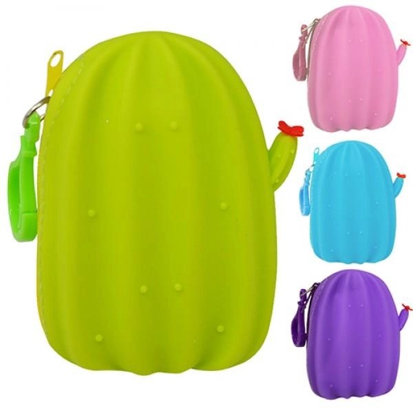 Косметичка силікон "Кактус" 11*7*2см ST01868 (600шт) (шт.)