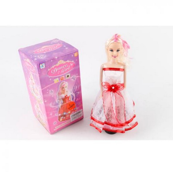 Лялька 58618 (48шт) 23см, танцює, музика, світло, мікс кольорів, на бат-ці, в кор-ці, 10,5-20-10,5см (шт.)