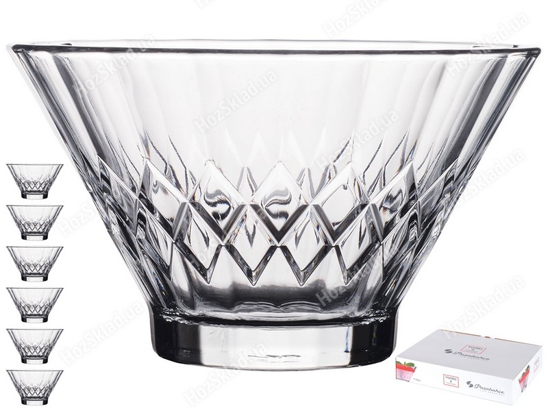 Ваніль салатник d-12см, v-320мл (под.уп.) н-р6шт 530336 (шт.)