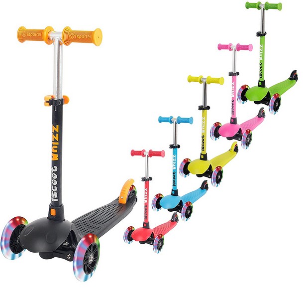 Самокат M1 пластик.PU світ.125мм 4кол.кор./4/ (шт.)