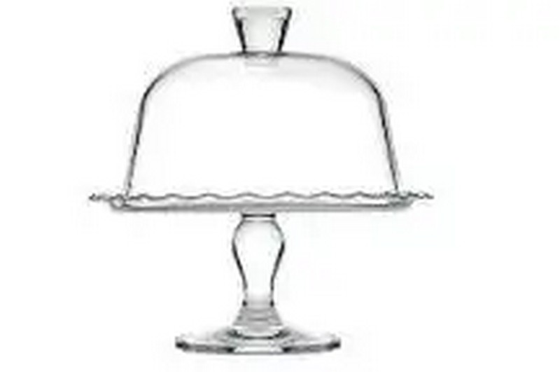 Патіссері блюдо на ніжці з кришкою d-26,4см, h-26см (под.уп.) 96952 (шт.)