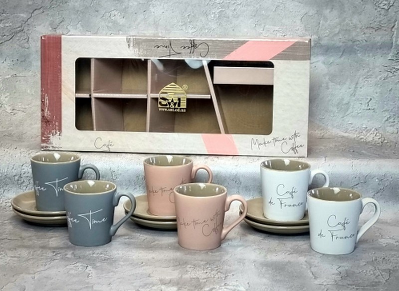 15304 Сервіз кавовий 12пр. "Кав'ярня" 140 мл 15304 (шт.)