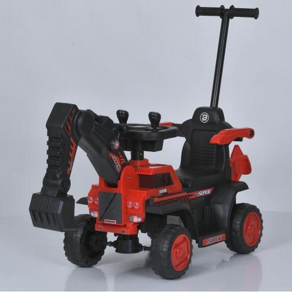Трактор M 5787B-3 (1шт) 2в1 (каталка-толокар), 2акум6V4AH, 2мотори35W, музика, USB, MP3, червоний (шт.)