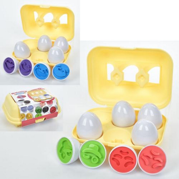 Гра DF28-DF29 (72шт) яйце-пазл 6см, 2види, 6шт у лотку ,в картонній обгортці, 17-13-7см (шт.)