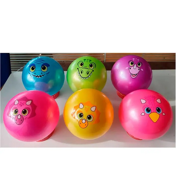 М'яч дитячий MS 3734 (120шт) 9 дюймів, малюнок(диназавр), 60г, 6видів/6кольорів (шт.)