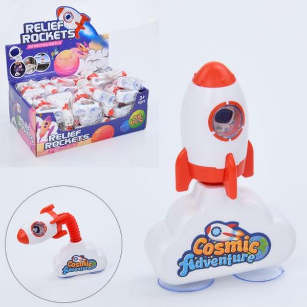 Гра SS-2221 (144шт) космічний корабель 11,5см, антистрес, розтягується, присоски, 48шт в дисплеї (шт.)