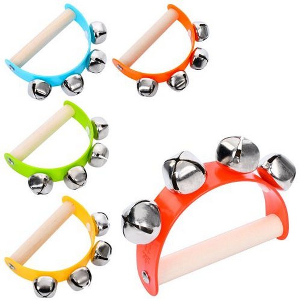 Дерев'яна іграшка Бубонець MD 0808 (50шт) 9-6,5-2см, 5 кольорів, у пакеті, 9-12-2см (шт.)