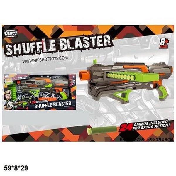 Бластер FJ9010 з м'як.патронами,кор.59*8*29 /12/ (шт.)