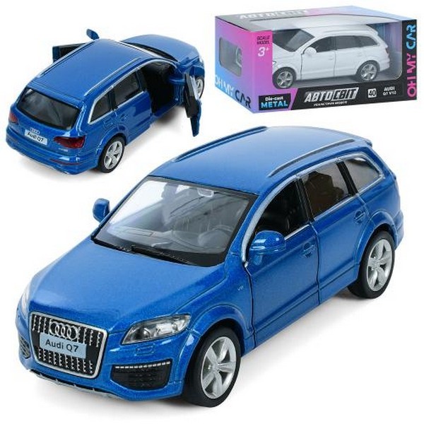 Машина AS-3088 (48шт)  АвтоСвіт, Audi Q7, метал, інерц,13см, відчиняются двері, гумові колеса, 2 кол (шт.)