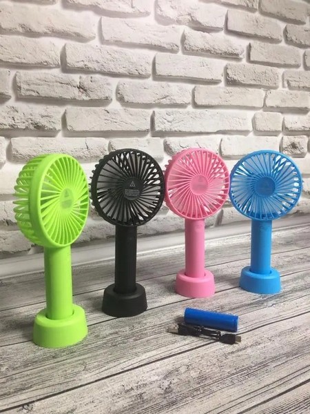 Портативний ручний вентилятор з підставкою battery 18650 (100) 9419 (НЕ ВИКЛЮЧАЄТЬСЯ) (шт.)