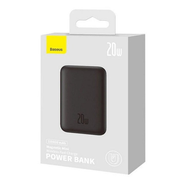 Power Bank Baseus Magnetic Mini Wireless Fast Charge 10000mAh 20W Black PPCX070001 (шт.)
