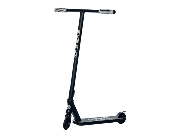 Самокат SR 2-068-2-B (1шт) алюм+сталь,трюковий,2штПУ100мм-пласт,кермо89см,підніж36-11см,чорний. (шт.)