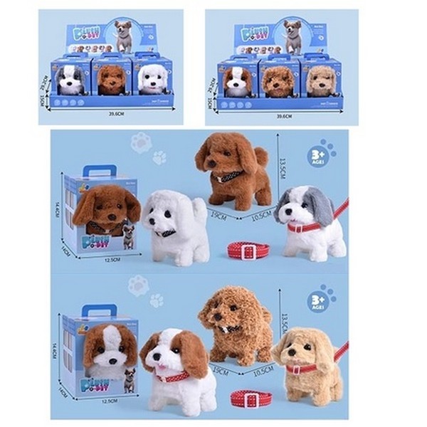 Песик 810-40/810-41 з аксес.батар.муз.ходить,м'як.6шт.в кор.39,6*15*29,2 /12/72/ (шт.)