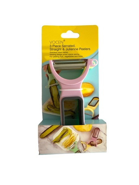 Овочерізка металопл. 3шт у наборі на листі №100369 (7*13)див. 36шт на упаковку (144) (шт.)