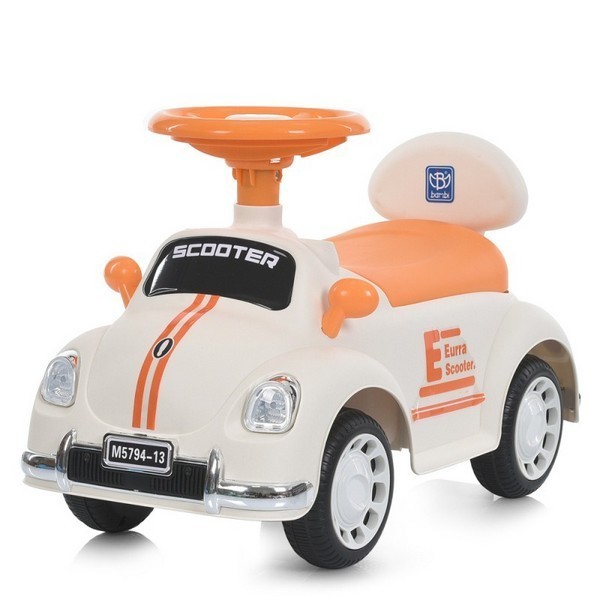 Каталка-толокар M 5794-13 (1шт) муз, світло, бежевий (шт.)