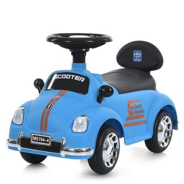 Каталка-толокар M 5794-4 (1шт) муз, світло, синій (шт.)