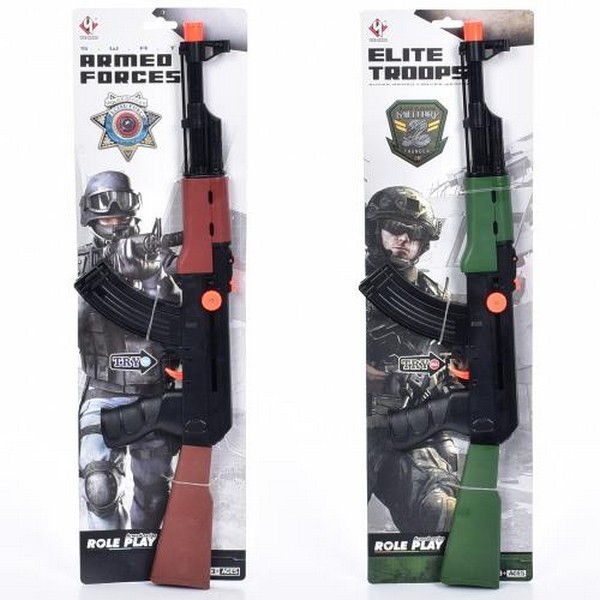 Автомат M031-S031 (96шт) 52см, тріскачка, 2 кольори, на листі, 53-15,5-3см (шт.)