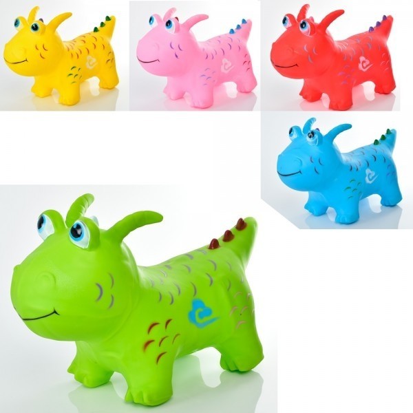 Стрибуни-дракони MS 3365 (12шт) ПВХ, 1250-1300г, 5 кольорів, у кульку, 29-25-8см (шт.)