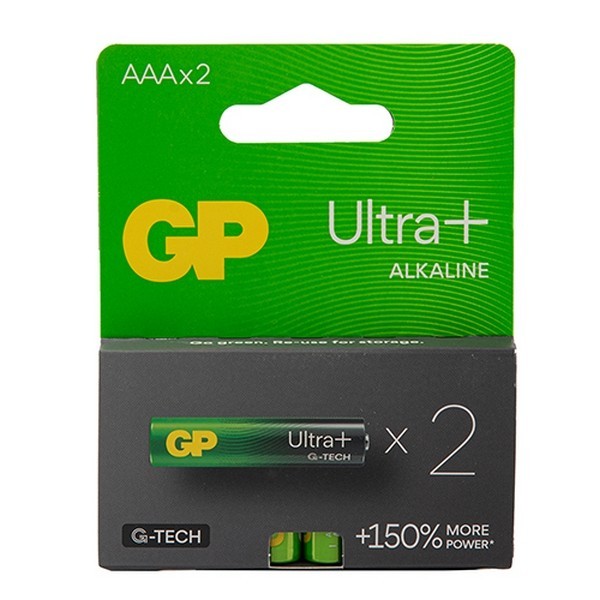 Батарейка GP Ultra Plus Alkaline 1,5V (LR3)лужна 24AUP21-SB2 блістер 2шт в упаковці/ціна за блістер (шт.)