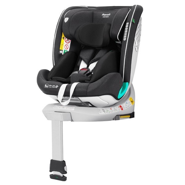 Автокрісло CARRELLO Revolt CRL-15805 Space Black i-Size 40-150см ISOFIX, поворот, опор.стійка /1/ (шт.)