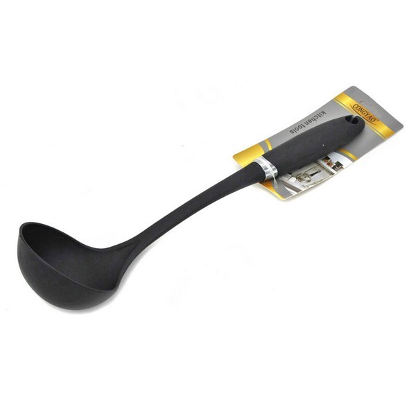 Ложка №WEL-M9-2 кухонна нейлон. чорн. коль. (34 * 9см) (72/288) (шт.)