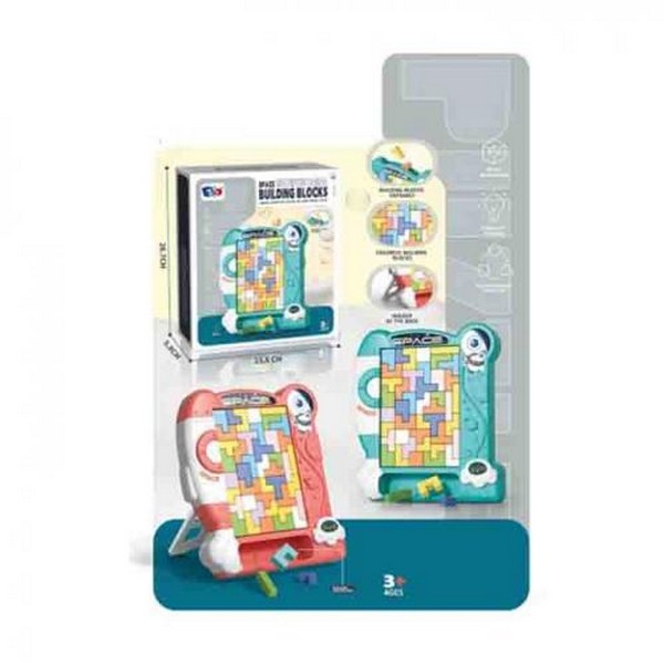 Гра 8792 (48шт) логічна, головоломка, пазлі/тетрис/танграм, ігрове поле, блоки 51шт, 2 кольори, в ко (шт.)