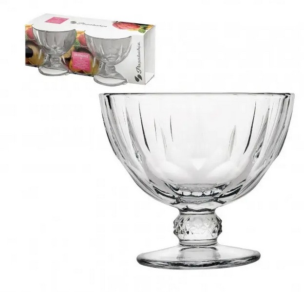 Діамонд ваза д/морозива v-280мл, h-9,85см (под.уп.) н-р2шт 51658 (шт.)