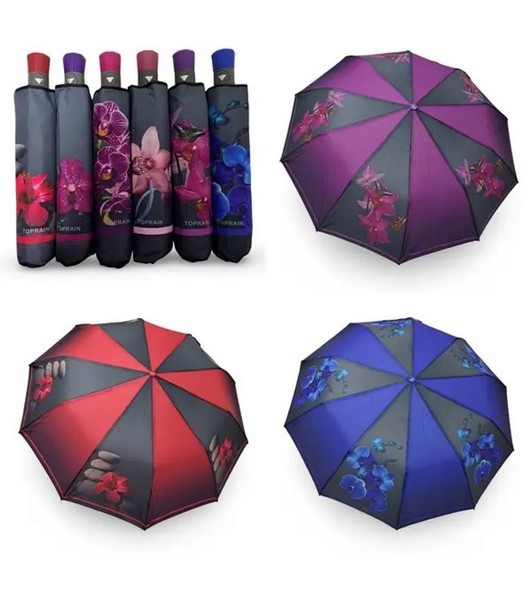 Парасолька 622 жіноча напівавтомат (шт.)