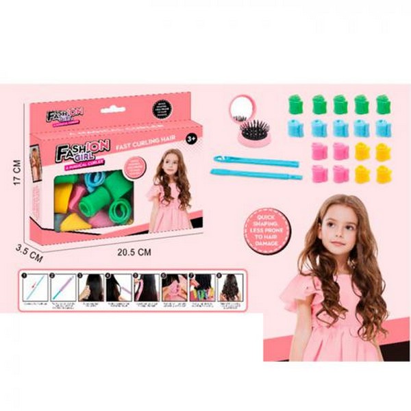 Аксесуар для волосся 760-3 (60шт) набір перукаря, набір для завивки волосся, бігуді спіральні, в кор (шт.)