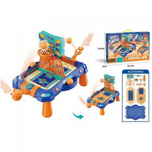 Гра 3710 (48шт) баскетбол, на ніжках, 47,5-24,5-в28см, кульки/м'ячі 4шт, 2 ігрових поля, в кор-ці, 3 (шт.)