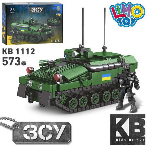 Конструктор SLUBAN M38-B1112B (6шт) собака, 890дет, в кор-ці, 30-30-16см (шт.)
