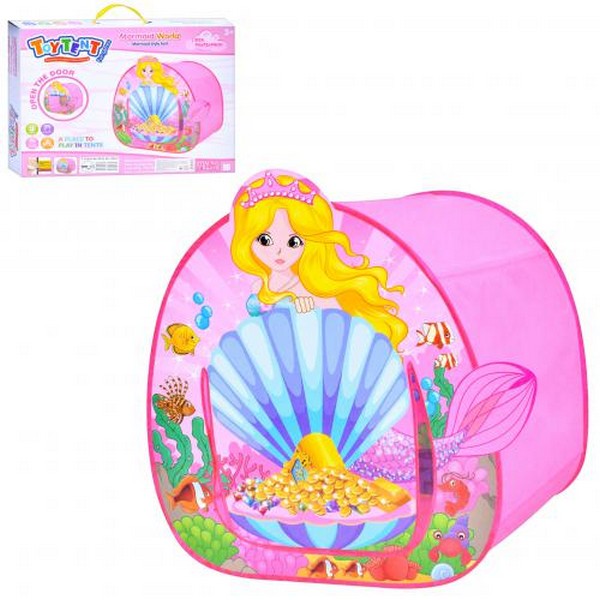 Намет MR 1122 (12шт) будиночок, 83-83-72см, вхід-накидка з ліпучкою, 1вид(русалка), в кор-ці, 43-33- (шт.)