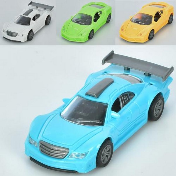 Машина SY713-39D (288шт)11см,інерція,2 види(мікс кольорів) у пакеті 13-15-3см (шт.)