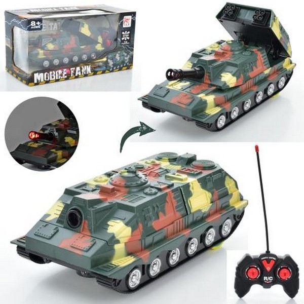 Танк FN158 (12шт) 19см, р/в, світло, на бат-ці, в кір-ці 28-14-12,5см (шт.)