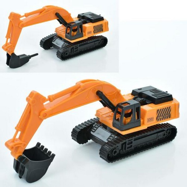 Будтехніка 559 (240шт) інерц, 13см, рухливі деталі, 2 види, у пакеті, 13-5,5-4,5см (шт.)