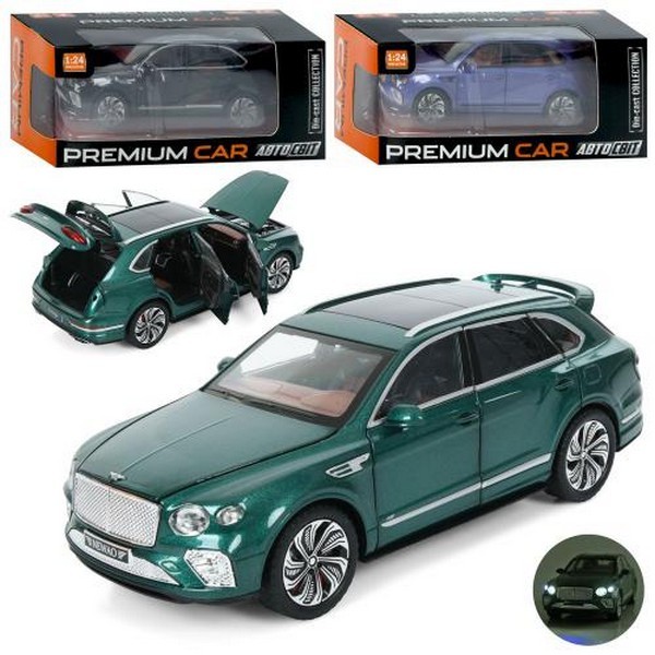 Джип AP-1897 (12шт) АвтоСвіт, 1:24, метал, інерц, 21см, звук, світло, відчиняються двері/капот/багаж (шт.)