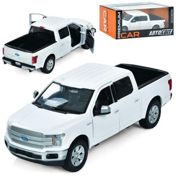 Джип AP-1951 (8шт) АвтоСвіт, 1:27 2019 Ford F-150, метал, 21см, відкриваються двері, гумові колеса, (шт.)