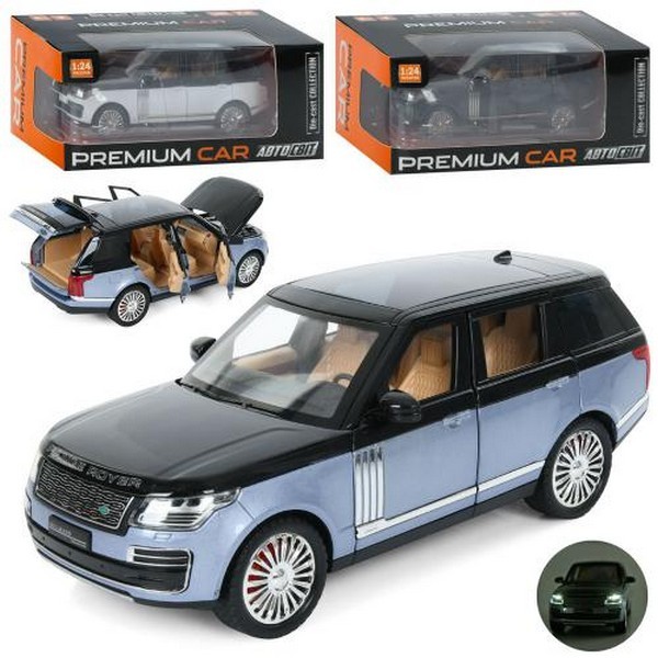 Джип AP-2015 (12шт) АвтоСвіт, 1:24, метал, інерц, 20,5см, звук, світло, відчиняються двері/капот/баг (шт.)