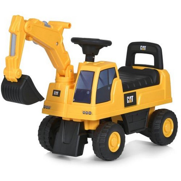 Каталка-толокар M 6022-6 (1шт) екскаватор, музика, жовтий (шт.)
