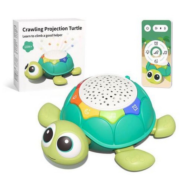 Нічник HLX218A-1 (24шт) черепаха, 21см, д/к(ІЧ) пульт, проектор зоряного неба, музика,звуки природи, (шт.)