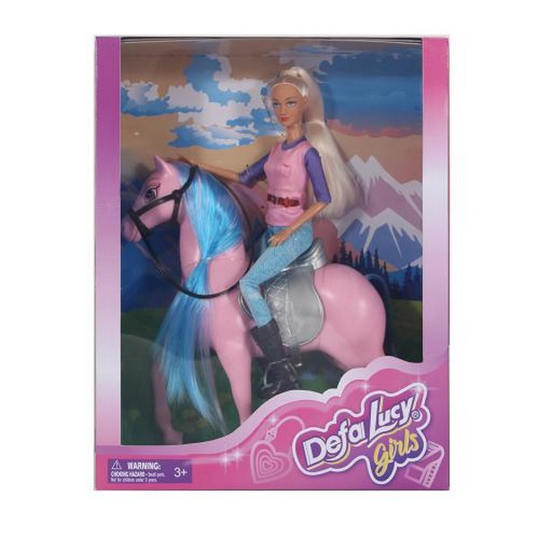 Лялька DEFA 8828 (16шт) 26см, шарнірна, конячка, 26см, в кор-ці, 28-36-9,5см (шт.)