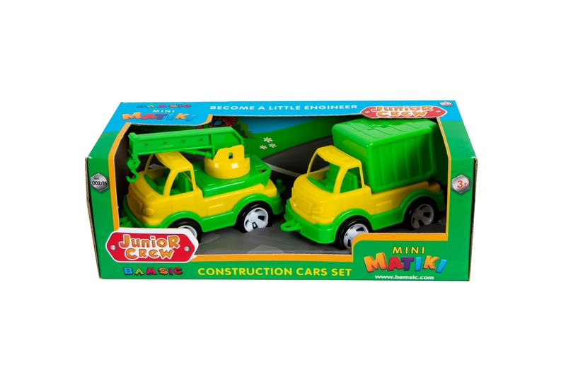 Набір дитячий "Mini Matiki " коробка 2(кран, сміттєвоз) арт 002/15, Бамсік (шт.)