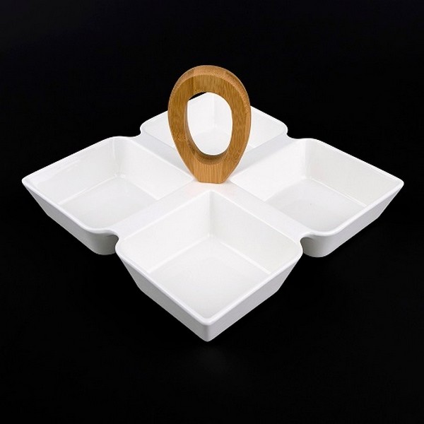 Менажниця порцеляна "Classic" 22*22*14см MC4166-9 (12шт) (шт.)